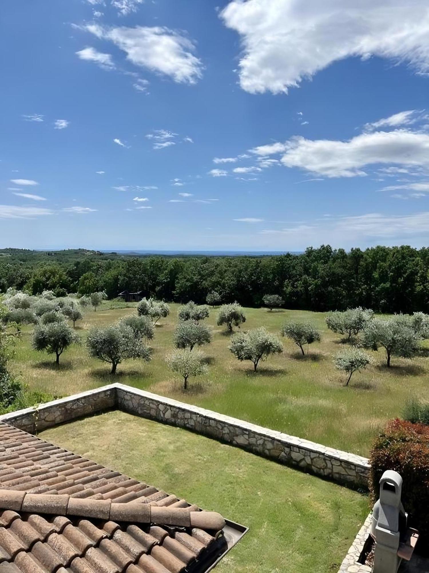 Villa Olivetta - Istrische Villa mit Meerblick nahe Porec Barat  Esterno foto